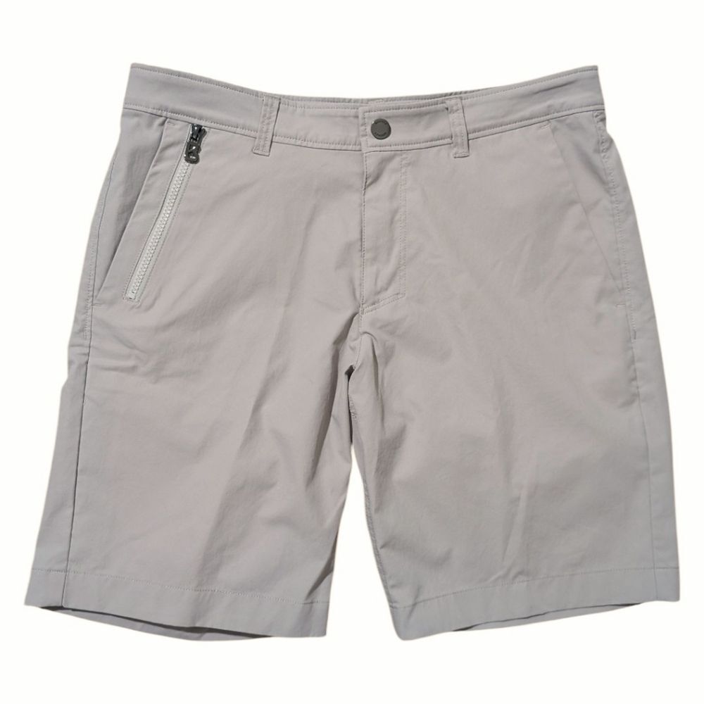 ​Bogner Men's Light Khaki Tech Golf Shorts Size 34 Bermuda (fits like 32)